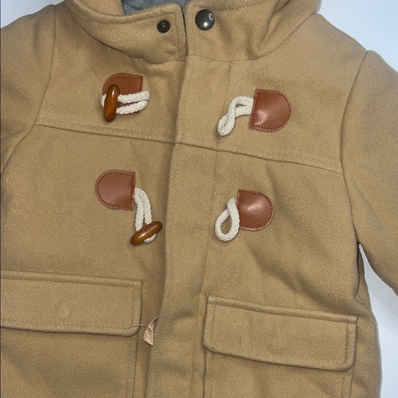 Cat & Jack Tan Hooded Puffer Jacket for Kids - Picture 4 of 9